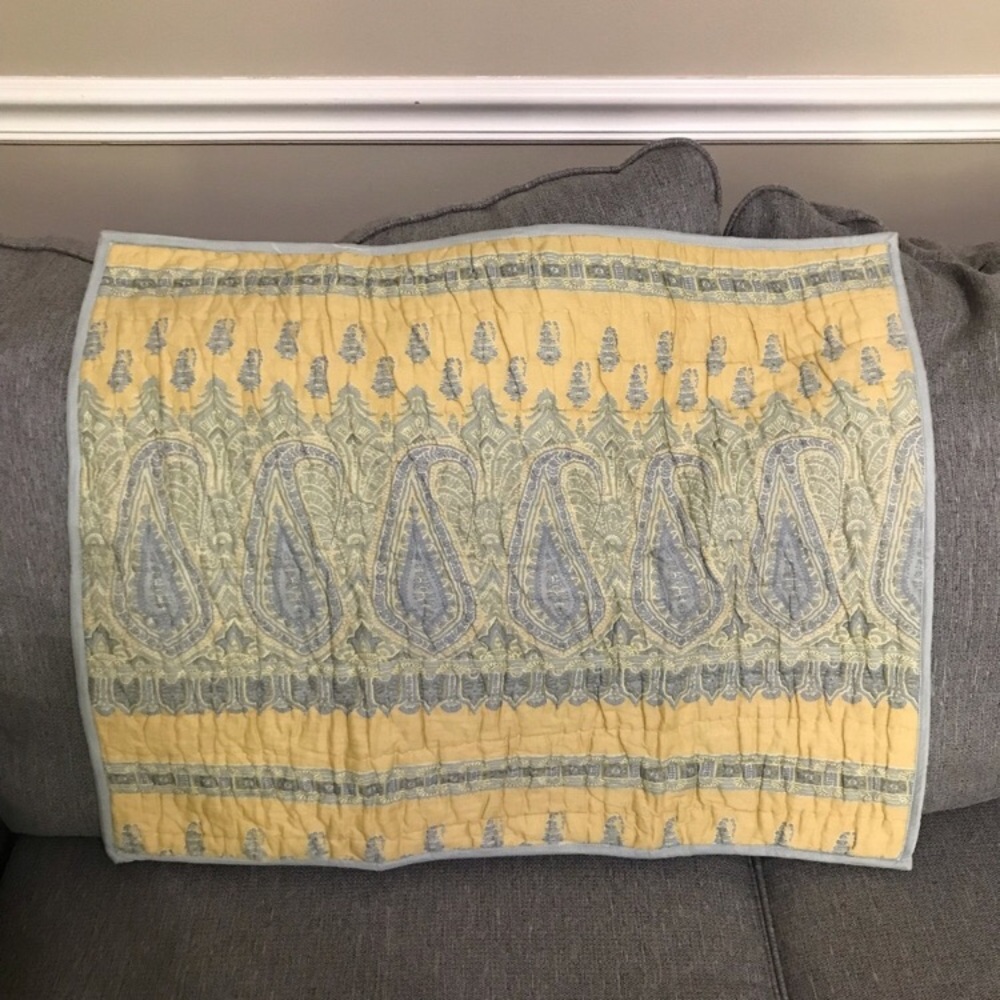 Pottery Barn Malin Patchwork Quilted Pillow Sham